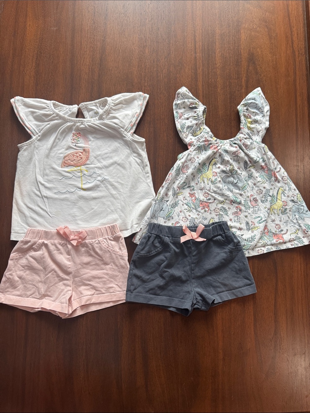 Dylan & Abby Toddler Summer Mix and Match Bundle with Cute Animal Prints